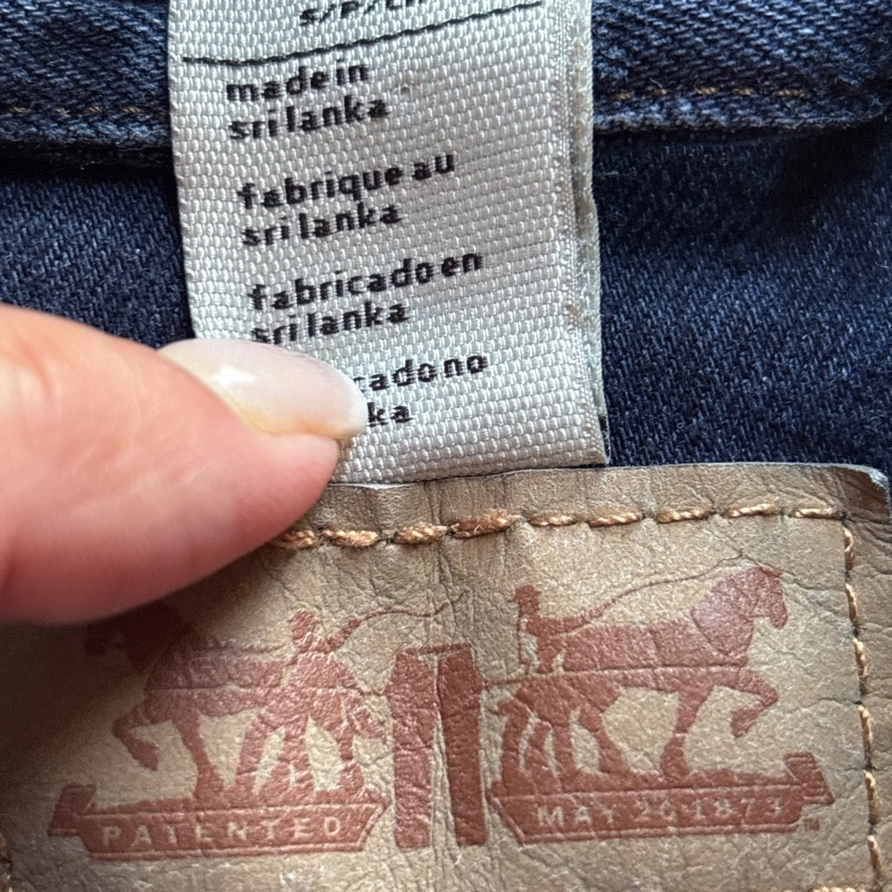 Levi's Dark Blue Jean Jacket - Size S - Picture 2 of 7